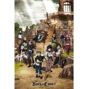 Plakát, Obraz - Black Clover - Black Bull squad & Yuno, 61 × 91.5 cm