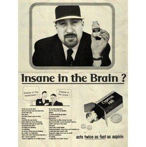Ilustrace Insane in the brain, Ads Libitum / David Redon, 30 × 40 cm