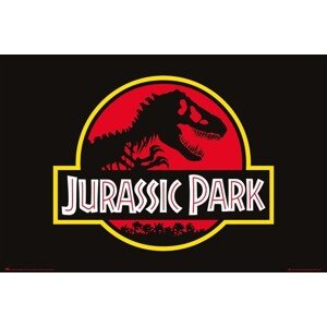 Plakát, Obraz - Jurassic Park - Logo, 91.5 × 61 cm