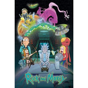 Plakát, Obraz - Rick and Morty - Toilet Adventure, 61 × 91.5 cm