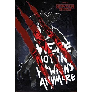Plakát, Obraz - Stranger Things 4 - Not in Hawkins, 61 × 91.5 cm