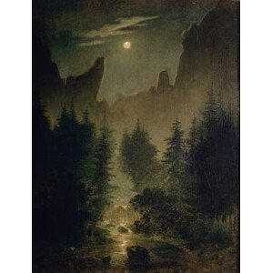 Obrazová reprodukce Uttewalder Grund, c.1825, Friedrich, Caspar David, 30 × 40 cm