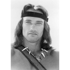 Fotografie Arnold Schwarzenegger, Conan The Barbarian 1982 Directed By John Milius, 26.7 × 40 cm