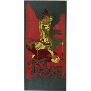 Obrazová reprodukce “La Tosca” by Giacomo Puccini (1858-1924) 1906, Hohenstein, Adolfo, 20 × 40 cm