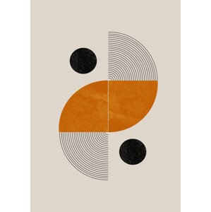 Ilustrace Retro Shape, THE MIUUS STUDIO, 30 × 40 cm