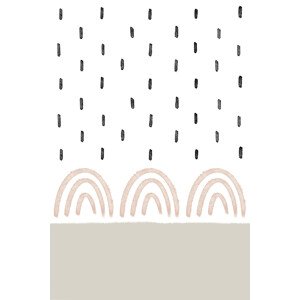 Ilustrace Rain on Rainbows, uplusmestudio, 26.7 × 40 cm