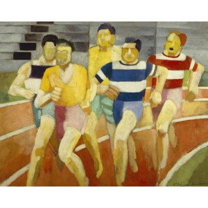 Obrazová reprodukce The Runners, c.1924, Delaunay, Robert, 40 × 30 cm