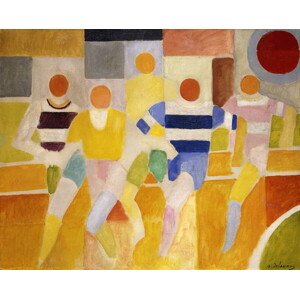 Obrazová reprodukce The Runners, 1926, Delaunay, Robert, 40 × 30 cm