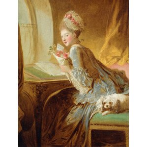 Obrazová reprodukce The Love Letter, Jean-Honoré Fragonard, 30 × 40 cm