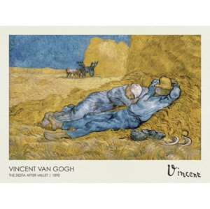 Obrazová reprodukce The Siesta after Millet (1890), Vincent van Gogh, 40 × 30 cm
