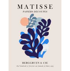 Ilustrace Matisse floral 5, Vitor Costa, 30 × 40 cm