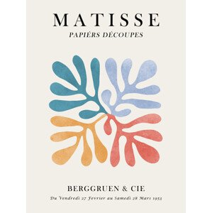 Ilustrace Matisse floral 4, Vitor Costa, 30 × 40 cm
