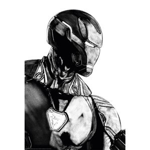 Plakát, Obraz - Iron man, 61 × 91.5 cm