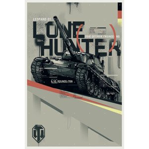 Ilustrace World of Tanks - German Engineering, WOT, 26.7 × 40 cm