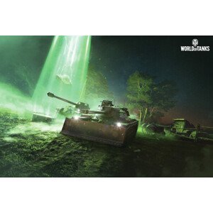 Ilustrace World of Tanks - Extraterrestrial, WOT, 40 × 26.7 cm