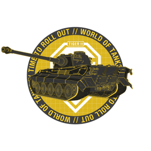 Tričko World of Tanks - Tiger II, Pánské, Regular, L