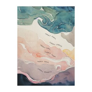Ilustrace Inhalesequence, KsanaKalpa, 30 × 40 cm