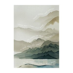 Ilustrace Courage, KsanaKalpa, 30 × 40 cm