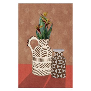 Ilustrace Flower Vase 4 By Bohonewart, Emel Tunaboylu, 26.7 × 40 cm