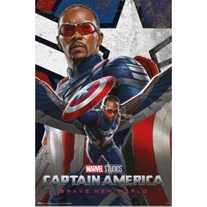 Plakát, Obraz - Captain America: Brave New World, 61 × 91.5 cm