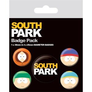 Plackový set South Park - Faces