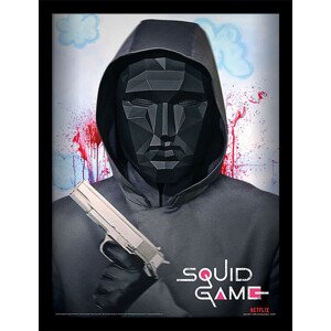Obraz na zeď - Squid Game - Mask Man, 34.3 x 44.5 cm