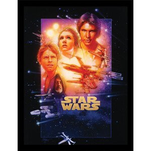Obraz na zeď - Star Wars - Episode IV, 34.3 x 44.5 cm