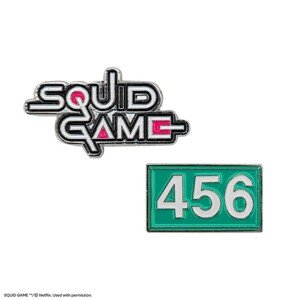 Plackový set Squid Game - Logo & 456