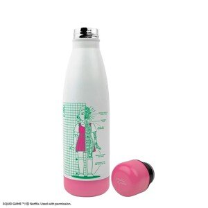Láhev Squid Game - Young-Hee Blueprint White, 0,5 l
