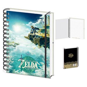 Zápisník The Legend of Zelda: Tears of the Kingdom - Hyrule Skies, A5