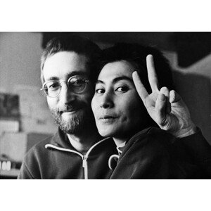 Fotografie John Lennon And Yoko Ono, Keystone-France, 40 × 26.7 cm