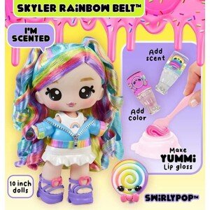 Yummiland Large Doll + Lip Gloss Pet - Skyler Rainbow Belt