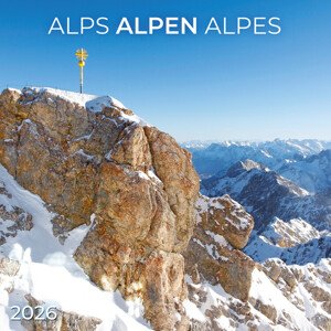 Kalendář 2026 Alps, 30 x 30 cm