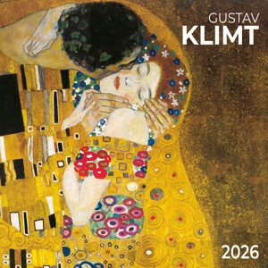 Kalendář 2026 Gustav Klimt, 30 x 30 cm