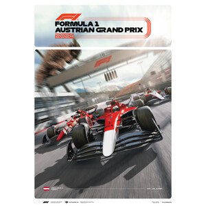 Umělecký tisk Formula 1 Austrian Grand Prix 2024, Automobilist, 50 × 70 cm