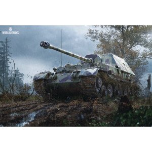 Ilustrace World of Tanks - Ferdinand, 40 × 26.7 cm