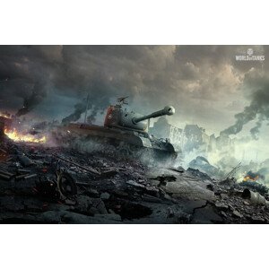 Ilustrace World of Tanks - M46 Patton, 40 × 26.7 cm