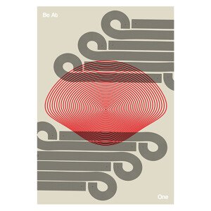 Ilustrace Be At One - Black, Frances Collett, 30 × 40 cm