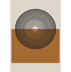 Ilustrace Concentric Reflections, THE MIUUS STUDIO, 30 × 40 cm