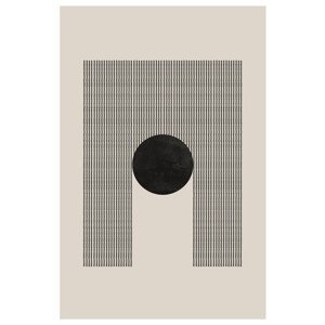 Ilustrace Geometric Eclipse, THE MIUUS STUDIO, 26.7 × 40 cm