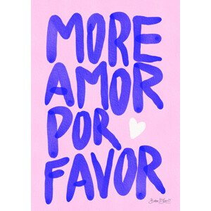 Ilustrace More Amor Por Favor, Baroo Bloom, 30 × 40 cm