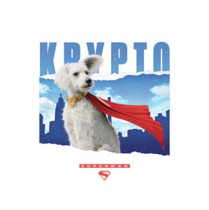 Umělecký tisk Superman 2025 - Krypto, 30 × 40 cm