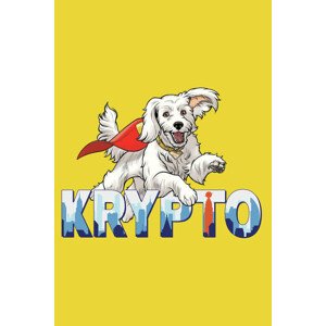 Umělecký tisk Superman 2025 - Krypto - Cartoon, 26.7 × 40 cm