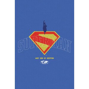 Umělecký tisk Superman 2025 - Varsity logo, 26.7 × 40 cm