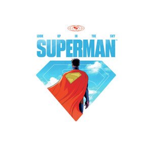 Umělecký tisk Superman 2025 - Look Up In The Sky, 26.7 × 40 cm