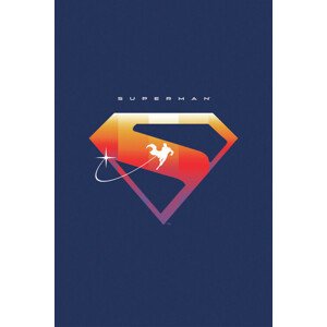 Umělecký tisk Superman 2025 - Red S logo, 26.7 × 40 cm