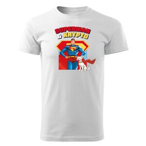 Tričko Superman 2025 - Superman and Krypto, Pánské, Regular, M