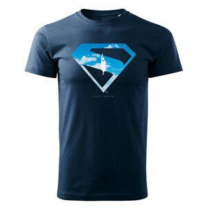 Tričko Superman 2025 - Sky S logo, Pánské, Regular, L