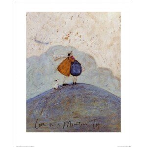 Umělecký tisk Sam Toft - Love on a Mountain Top, 40 × 50 cm