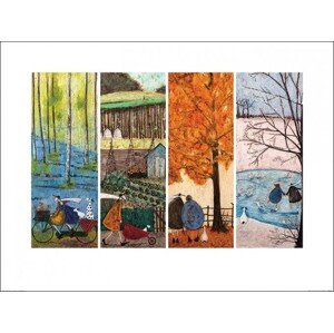 Umělecký tisk Sam Toft - Which is Your Favourite Season?, 80 × 60 cm